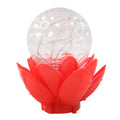 Crystal Ball Lotus Led Decorative Light (1 Pc)