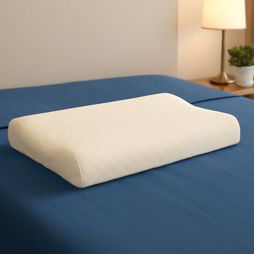 Premium Orthopedic Memory Foam Cervical Pillow (48x27cm  1 Pc)